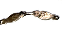 Vintage Mexican Sterling Silver Abalone Link Bracelet Eagle 2 Cuernavaca C110