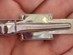 Vintage Anson Freemason Masonic Cufflinks Tie Bar Set Black Enamel Original Box