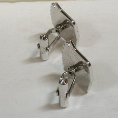 Retro Cadillac Car Emblem Cufflinks Crest Sterling Silver General Motors Vtg