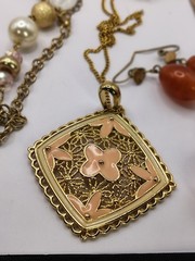 S540 Vtg Wearable Jewelry Lot Some Signed Statement Necklaces Earrings More 281g