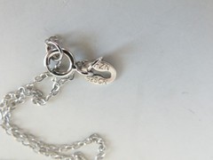 Antique Style Sterling Silver 925 Baguette Cluster CZ Large Pendant Necklace 18″