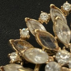 Lot Of 5 Vintage Brooches, Four With Missing Rhinestones & One With Broken Clasp