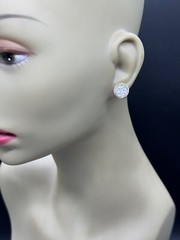 GOLD SILVER PLATED SIGNED SUGAR FIX SUGARFIX POST EARRINGS