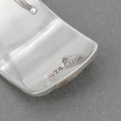 Vintage Silpada Curved Hammered Sterling Silver French Wire Drop Earrings W0991