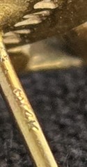 Vintage Metropolitan Museum Of Art MMA 1985 Earrings with 14k Gold Posts