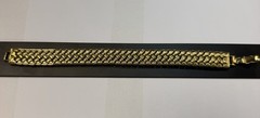 PRISTINE VINTAGE 1990s/2000s NAPIER Gold Flexible Link Bracelet NOS Original Tag