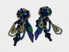 Native American Joan Eagle Chipita Accessories Statement Earrings Vintage