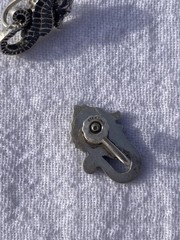 Vintage Sterling Silver Screw Back Charming Seahorse Earrings Marked 6 Grams