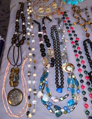 Great Lot 49 Vintage to Modern Fashion Necklaces Many Many Designs