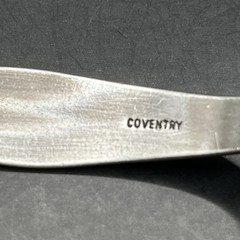 Signed Coventry Vintage ID Bracelet Not Engraved Silver Tone