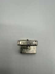 Sterling Silver Rectangle Bullet Back Vintage Cufflinks for Men