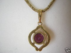 Necklace & Pendant Gemstone Theodor Klotz 5.1 G/44.5 Cm/2.2 X 1.1 Cm
