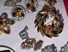 High End Vintage Jewelry Lot Eisenberg Austria Juliana KJL Weiss Sterling Silver