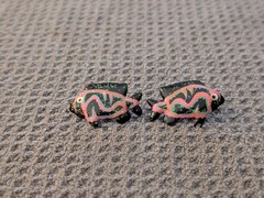 Lunch At The Ritz Pierced Fish Earrings