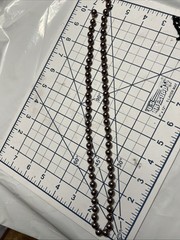Strung 20” Chocolate Pearls Necklace Vintage