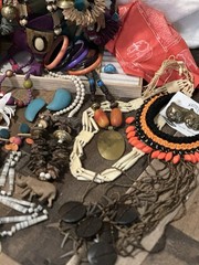 “Wordly Girlie” – Jewelry Assortment – Many Textures, Colors, & Treasures