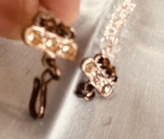 ART DECO Crystal Necklace Lot 2 Hand Strung Brilliant Heirloom Romantic Sparkle