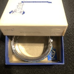 Vintage NWB Whiting & Davis Faux Turquoise Bracelet With Tag/Box Silver Tone