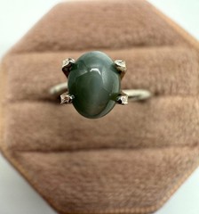1.36ct Chrysoberyl Cats Eye 6.5 x 5.2mm