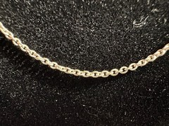 2.36g Vintage Sterling Silver 925 Rolo / Oval / Cable Chain Necklace 18 in M