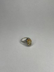 Antique Ring Art Deco David BELAIS Filigree 10k White Gold Sz 6