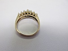Stunning 14k Gold 1.03 ctw Marquise Diamond Ring Band Size 7 SI1-G MAKE OFFER