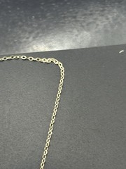 16″ Vintage Sterling Silver Smoky Quartz Pendant Necklace 925 C30