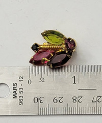 Juliana D & E DeLizza Elster Leaf Brooch and Earring Set #2