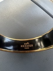 Hermes Vintage Enamel Bangle Bracelet