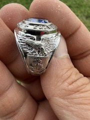 Vintage United States Navy Military Class Ring