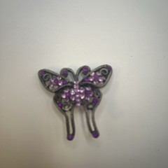 Butterfly Purple Brooch