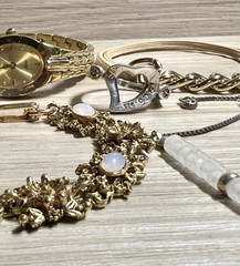 Assorted Vintage To Now Silver & Gold Jewelry, Some Signed, 2 Need Repair