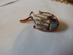 VTG 1970S? MOD MID CENTURY FISH PIN BROOCH STUDIO PIECE COPPER