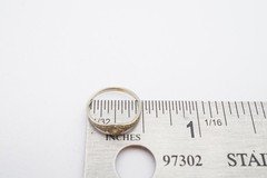 Vintage 10k White Gold Pearl Childs Ring Size 0.5