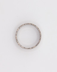 Vintage J. D. Schlang Sterling Silver Geometric Band Ring Size 5.5