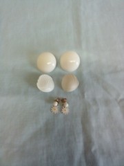 UNISEX Vintage ASSORTED Earring LOT Napier CLIP ON Earrings With PUSH BACKS