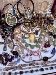 Vintage Estate Costume Jewelry Lot! AVON, MONET and more!