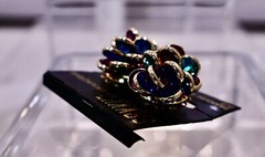 Swarovski Bezel Set Necklace Bracelet Earrings 9mm Multicolor Gold Plated N120