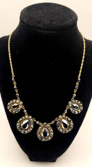 Avon Hematite (Black) Colored Collar Necklace 18″ – Vintage 2008 New