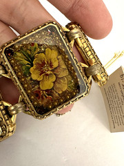 MAXIMAL ART John Wind Floral Bouquets Spring Sparkle Collection Bracelet Vintage