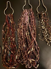Vintage BOHO Lot 80+ Seed Bead Necklaces & Ankle Bracelets Ideal For Resellers