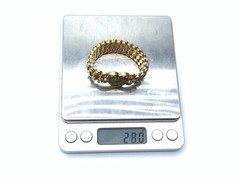 American Queen Pitman & Keeler Gold Filled Expandable Engraved Heart Bracelet