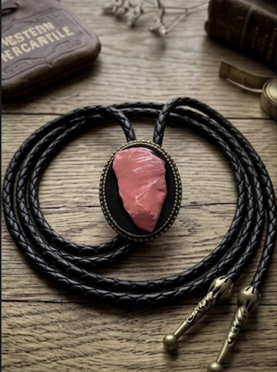 Bolo Tie Mens Wedding Necklace Leather Rope Western Cowboy Style