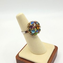 Vintage Rhinestone Cocktail Ring