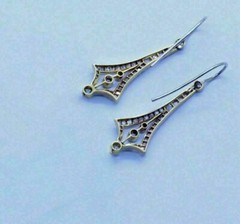 Art Deco Round Cut Lab Created Diamond Dangle Wedding 14K Gold Finish Earrings