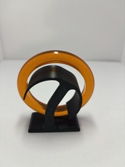 Vintage Art Deco Bakelite Bangle Bracelet- Tested – Orange juice- Tangerine-