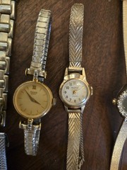 Westclox Seiko Timex Bulova Relic Mixed Lot Wristwatches & Pocket Watch