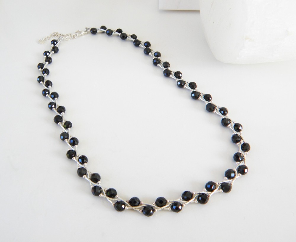 Chunky Sterling Silver 925 Liquid Link Chain Modern Statement Necklace