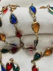 Vintage Jewelry Lot Brooch Earrings Necklaces 17 Pcs
