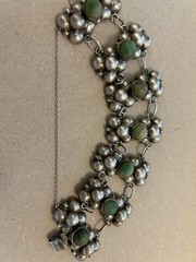 Art Nouveau/Art Deco Mexican Solid Silver Silver Bracelet